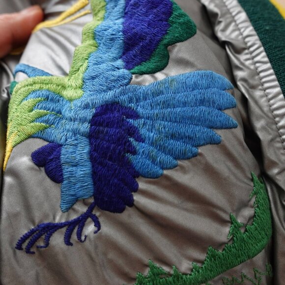 Vintage Dodger Lake Jacket S Outdoor Coat Deer Standish Eagle DANIEL HECHTER 80s - Picture 11 of 16